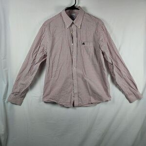 Brooks Brothers Red Plaid Sport Shirt Men’s M Classic Button-Down